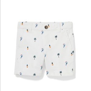 Tropical Print Twill Short